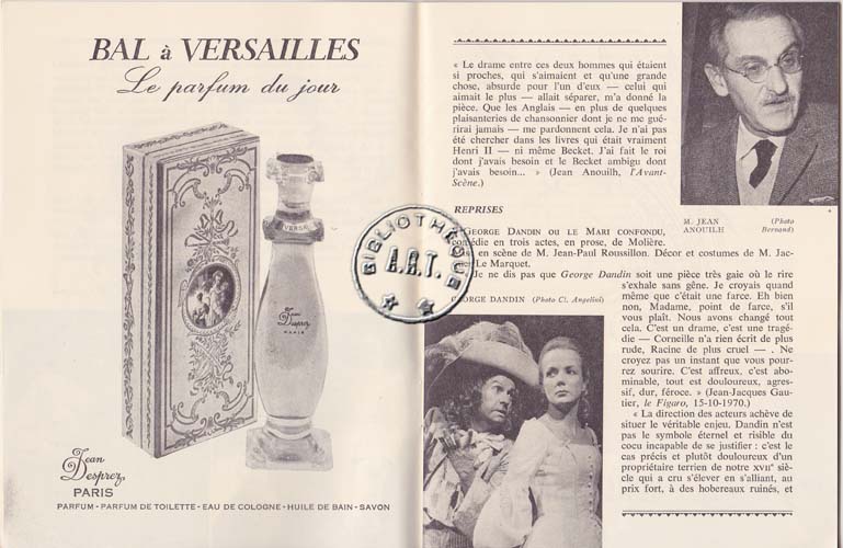 Les programmes de Théatre de l\